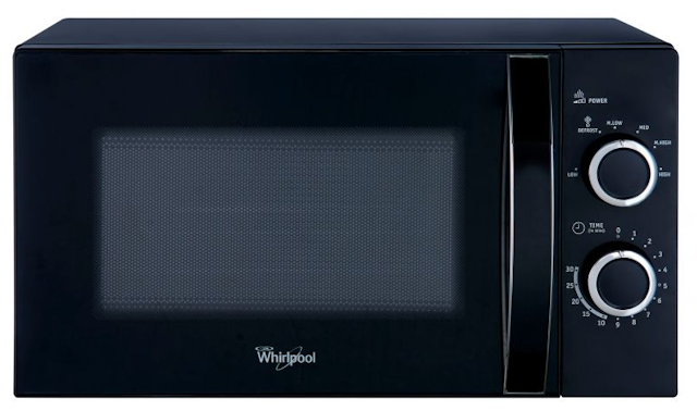 Whirlpool 20 Liters Microwave with Defrost Function MWX 201 XEB (Black)