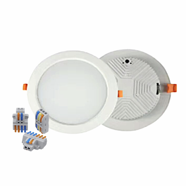 LEDMARX LED Recessed Downlight RDL6-9WW Warm White / Cool White + 1 Heavy Duty Quick Connector