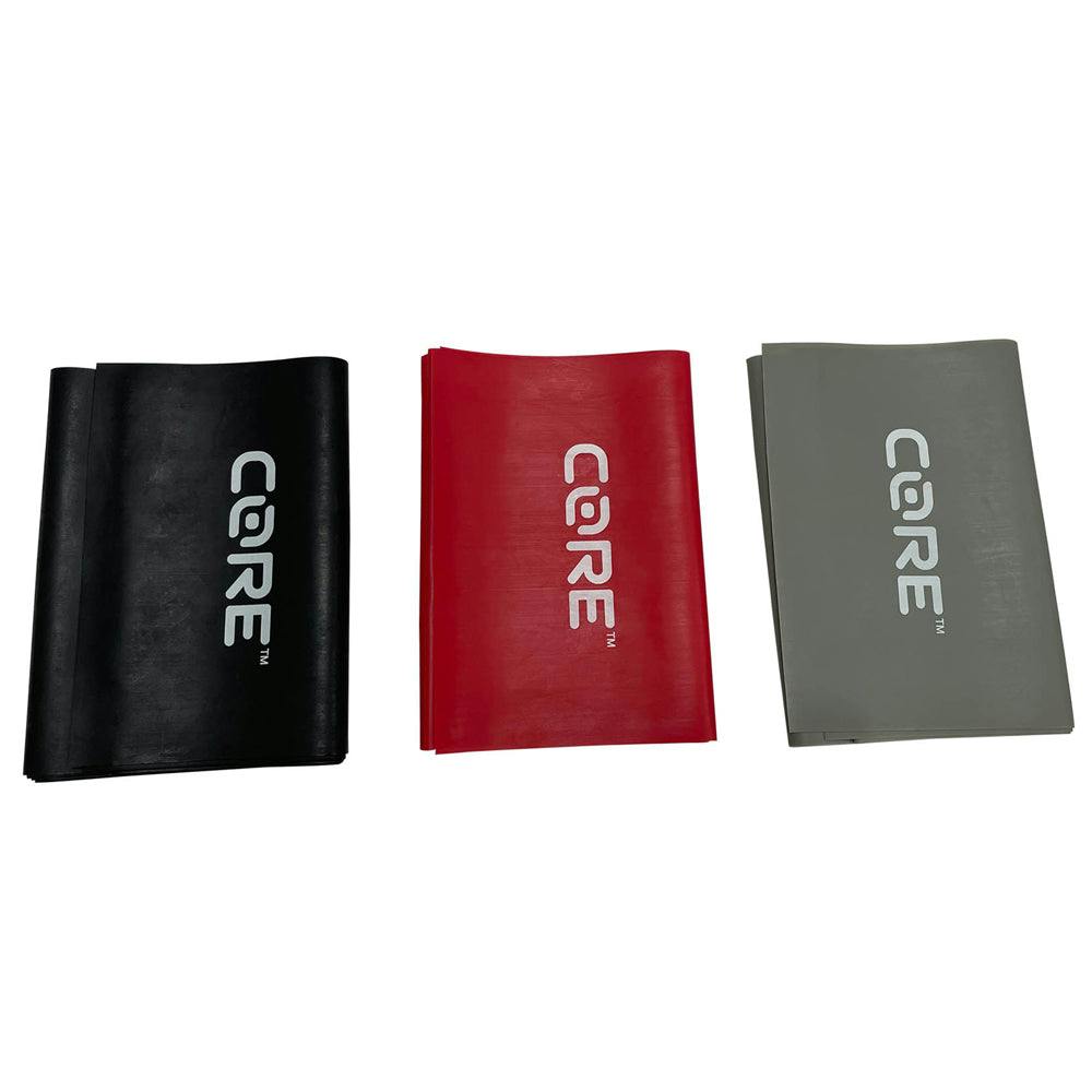 Core Power Band Set Black/Red/Grey