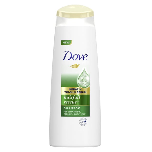 Dove Keratin Tri-Silk Serum Hairfall Rescue Plus Shampoo 340ml
