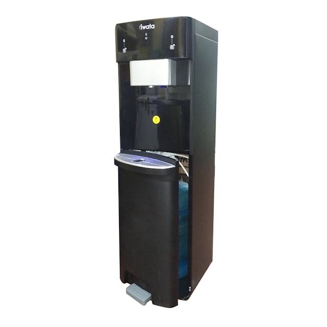Iwata TOUCHFREE-UV Free Standing Bottom Load Hot / Normal / Cold Water Dispenser | Black