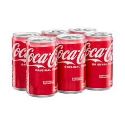 Coca-Cola Original Mini Can 180ml | 6 Pack