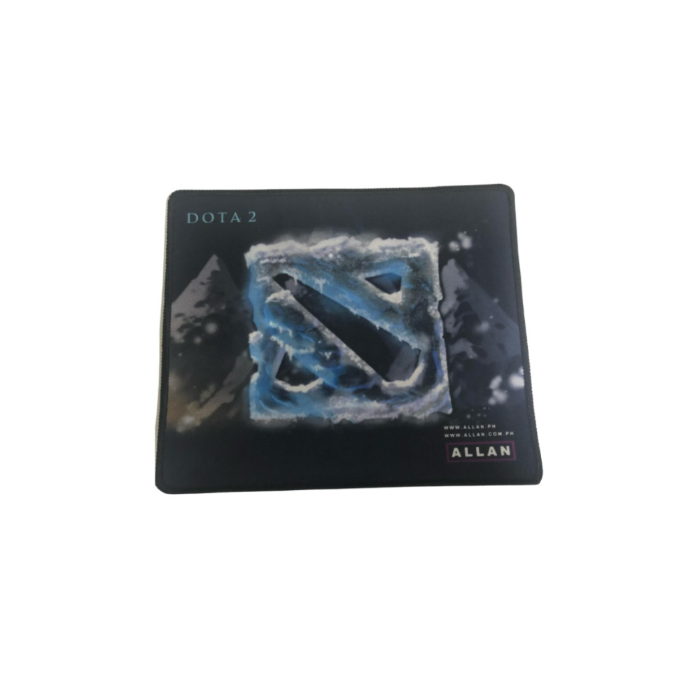 Allan Superstore Rubber Base Stitched Gaming Mouse Pad 24 x 20cm | 2mm thick (Random Design)
