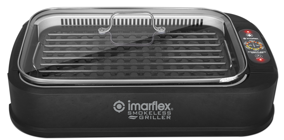 Imarflex GL-2700GSF 2-in-1 Smokeless Griller & Skillet