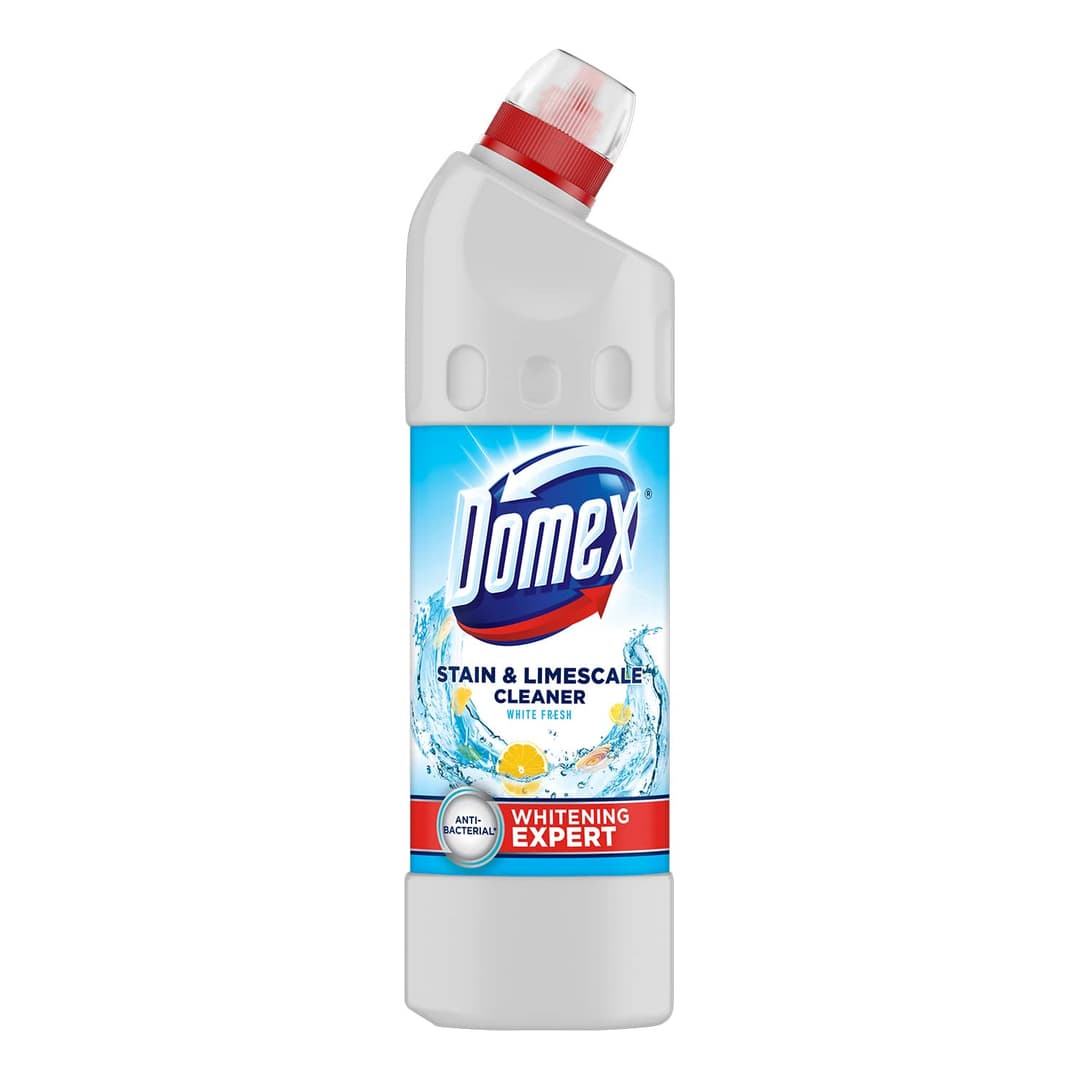 Domex Stain & Limescale Cleaner 880mL White Fresh I Powerful Bathroom & Kitchen Solution