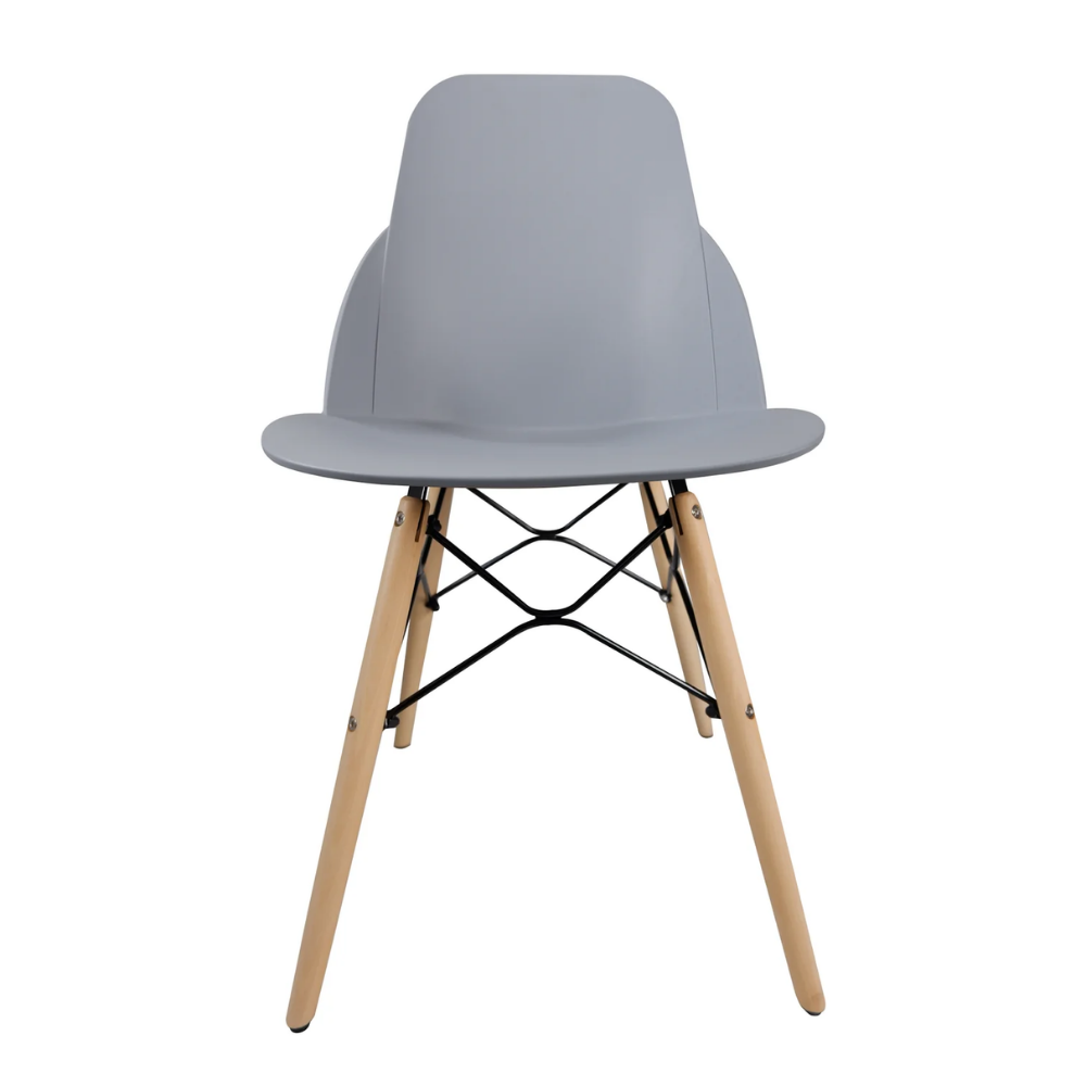 Gentleprince Ipanema PP Visitor's Chair with Wood Leg SL-7045A2 | Gray