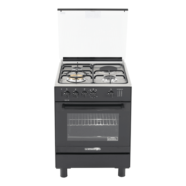 La Germania FS63130B 3 Gas and 1 Electric Hotplate Cooking Range