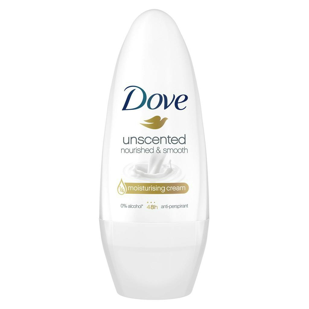 Dove Deodorant Roll-on Unscented Women 40ml 6-Pack
