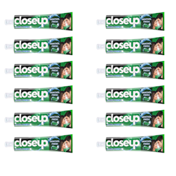 Close Up Anti-Bacterial Toothpaste Green Menthol 25ml Pack of 12
