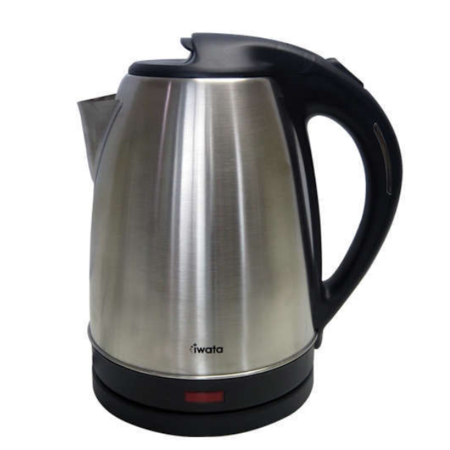 Iwata CM18WK-G Stainless Steel Electric Cordless Kettle 1.8L