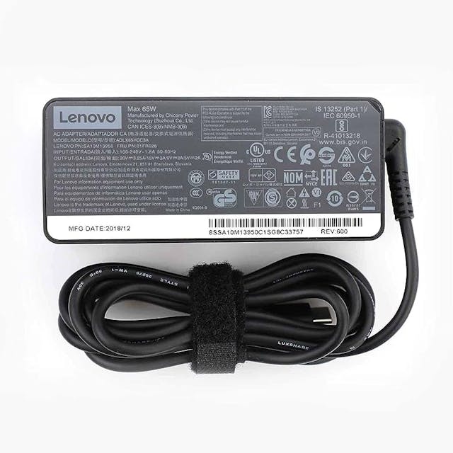 Lenovo Laptop AC Power Adapter 20V 3.25A 65W USB Charger