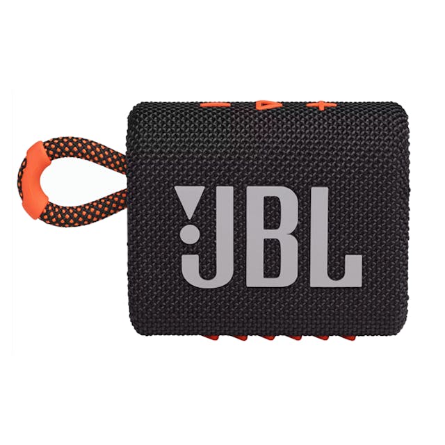 JBL Go 3 Black Orange Portable Waterproof Speaker