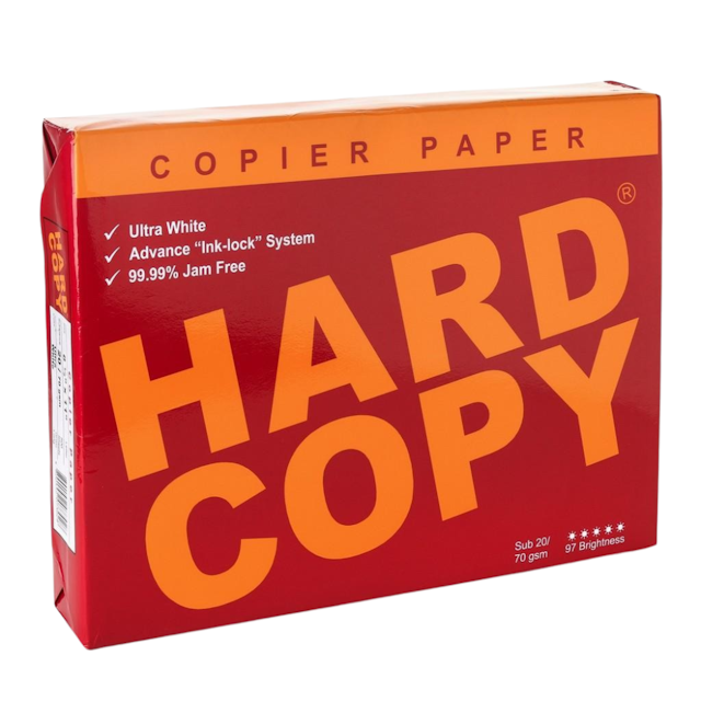 Hard Copy Ultra White Bond Paper 70gsm | 500 sheets