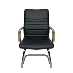 Gentleprince Meiji Sled Office Chair D1534 | Black