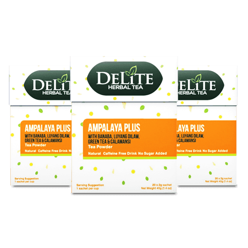 Delite Herbal Tea Ampalaya Plus Bundle of 3 (3 Boxes)