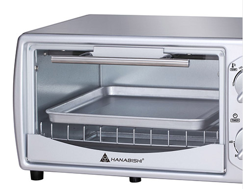 Hanabishi HEO-10PSS 10-Liter Oven Toaster w/ Heat Selector