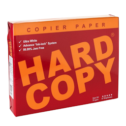 Hard Copy Ultra White Bond Paper 70gsm | 500 sheets - 5 Reams/box
