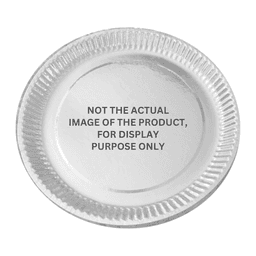 Laminated Silver Paper Plate | 25 Pcs/Pack