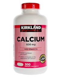 Kirkland Signature Calcium 600mg with Vitamin D3 [BB 02/24]