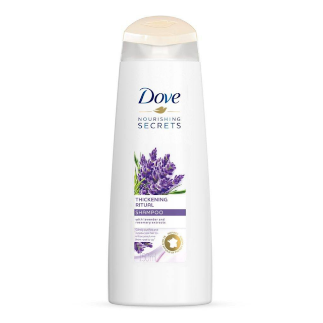 Dove Volume Shampoo for Thinning Hair Thickening Ritual Hair Shampoo with Lavender 150mL