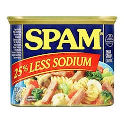 SPAM Less Sodium, 16 Oz per piece Pack Of 4