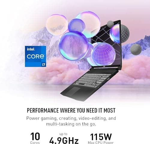 MSI Creator M16 2023 Laptop, 16" QHD+ Content Creation PC, 13th Gen Intel Core i7, GeForce RTX 4060, 180-Degree Lay-Flat, WiFi 6, High Performance Business Computer, Win 11 Home