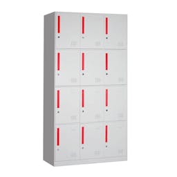 Gentleprince Hamid 12-Door Storage Locker ZY-FC-C12 | Gray