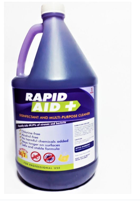 Rapid Aid Natural and Mild Multipurpose Cleaner and Disinfectant | 1 Gallon