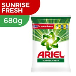 Ariel Sunrise Fresh Oxyclean Power Laundry Powder Detergent | 680g