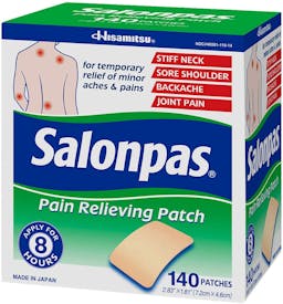 SALONPAS PAIN RELIEVING 140-PATCHES