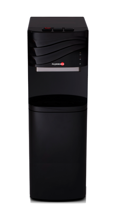 Fujidenzo FWD-1634B Free standing Water Dispenser – Bottom gallon load with water pump (Black)