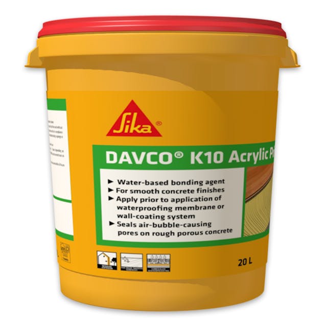 Davco K10 Acrylic Primer - Waterbased Bonding Agent 20L
