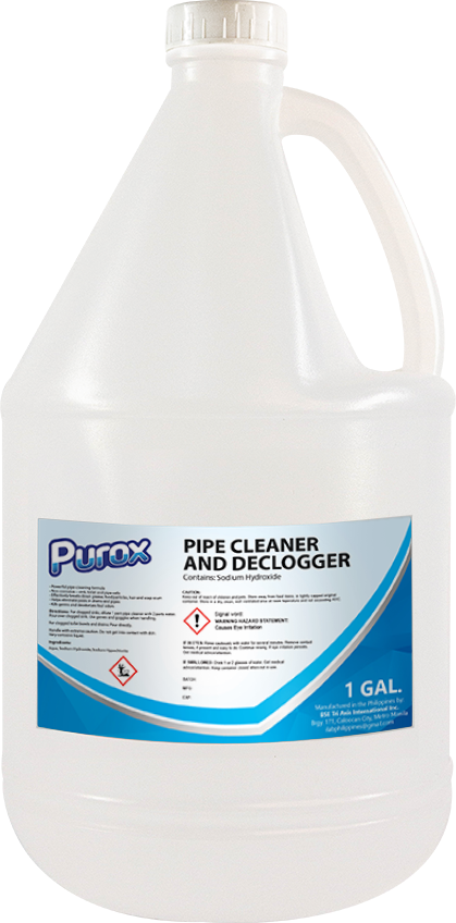 Purox Pipe Cleaner & Declogger (1 Gallon, 4/ Case)