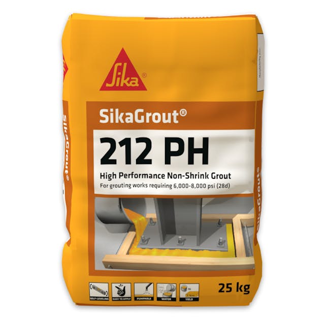 SikaGrout 212 PH High-Performance Non Shrink Cementitious Grout 25kg