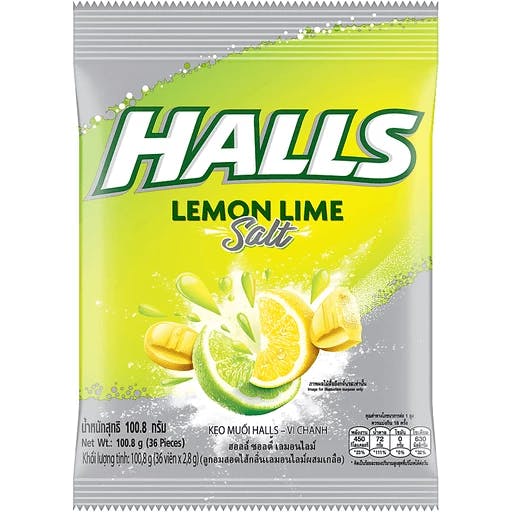 Halls Candy Salty Lemon Lime | 36s