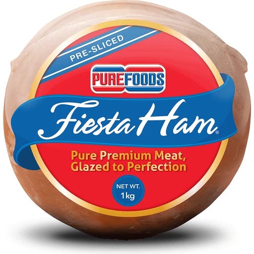 PUREFOODS Fiesta Ham, Pre Sliced 1kg (Pork)