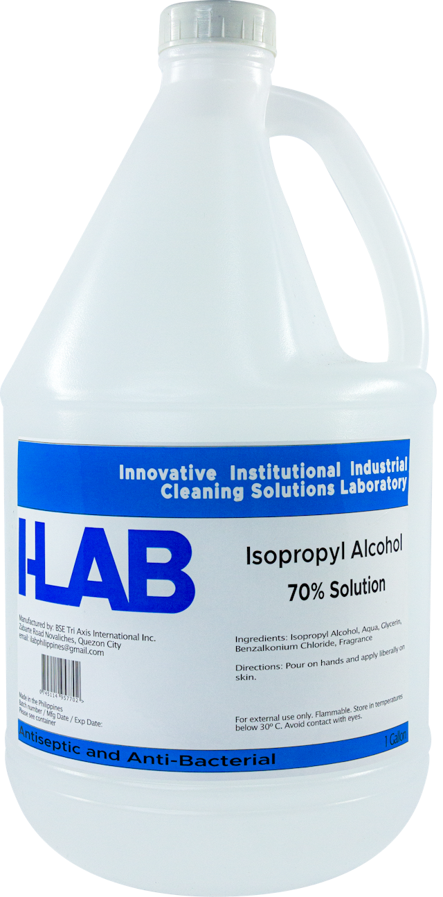 I-Lab 70% Isopropyl Alcohol (1 Gallon, 4/ Case)