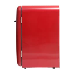 Brikk BRF-130LRD 3.2 cu.ft. Single Door Refrigerator I Compact Red Finish, Ideal for Office Use