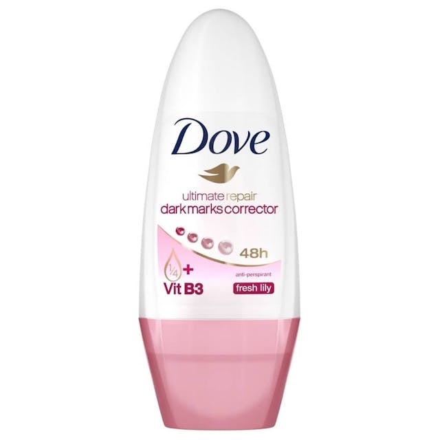 Dove Ultimate Repair Dark Marks Corrector Fresh Lily Deodorant Roll-on 40ml