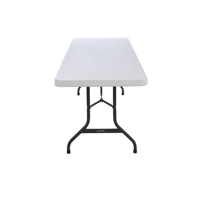 Lifetime 2980G 8 ft Plastic Folding Table | White