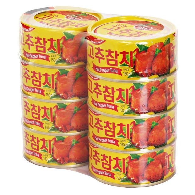 Dongwon Light Tuna with Hot Pepper Sauce 3.5oz (12 counts)