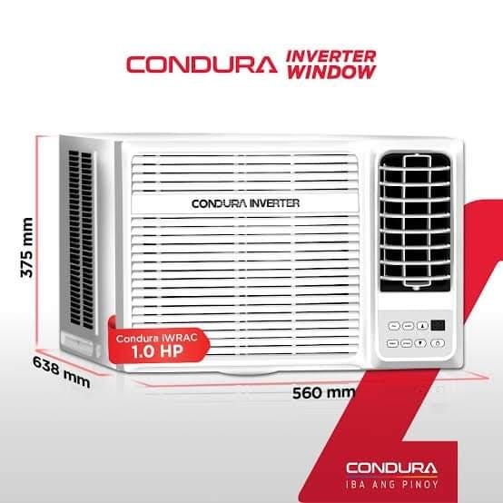 Condura 1.5HP Window Type Inverter Aircon with Remote WCONH012EEV