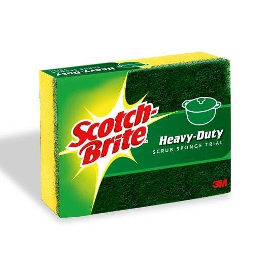 Scotch Brite Dual-Side Heavy Duty Dishwashing Sponge