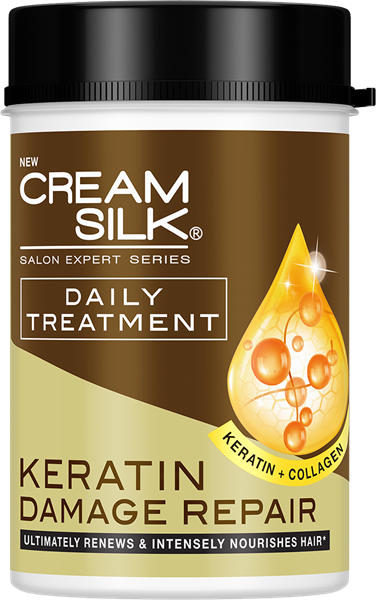 Cream Silk Daily Hair Treatment Keratin Damage Repair 650ml