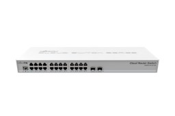 Mikrotik CRS326-24G-2S+RM Router | 24 Gigabit port switch with 2 x SFP+ cages
