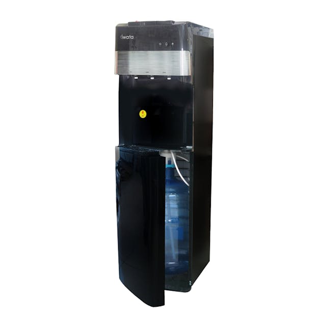 Iwata CM21-WDB3 Free Standing Bottom Load Hot / Normal / Cold Water Dispenser | Black