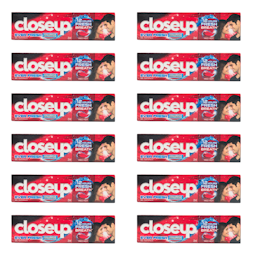 Close Up Anti-Bacterial Toothpaste Red Hot 25ml Pack of 12