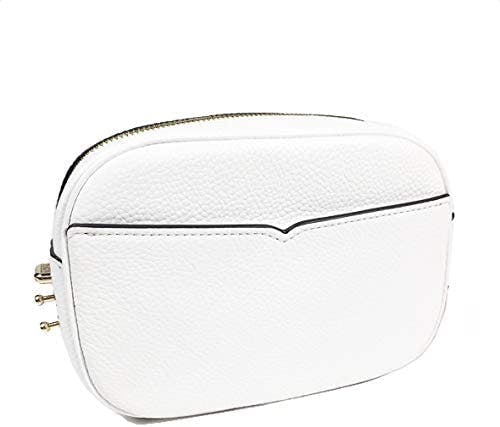 Kate Spade Kourtney Camera Leather Crossbody Bag Purse Handbag White