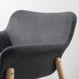 VEDBO Indoor Armchair | Gunnared Dark Gray