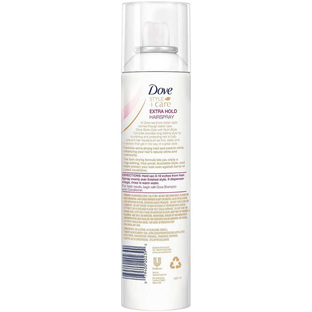 Dove Style + Care Hairspray Strengthening Shine Aero Hairspray Extrahold 7oz